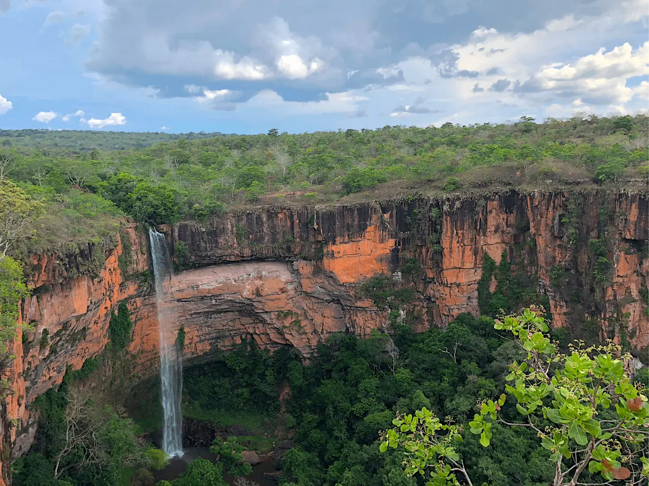 Vista aérea de Chapada dos Guimarães